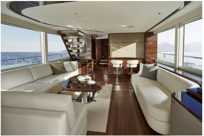 Princess X80 Saloon - photo © Princess Yachts