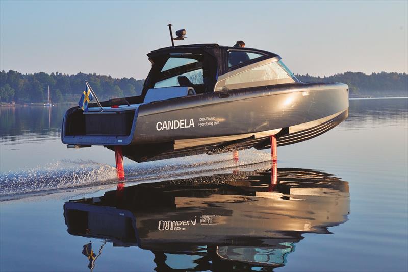 A Candela C-8 Polestar Powered crossing the Baltic sea from Stockholm to Mariehamn, the Western autonomous part of Finland. This marks the first time an eledctric boat crosses from Sweden to Finland photo copyright Candela taken at  and featuring the Power boat class