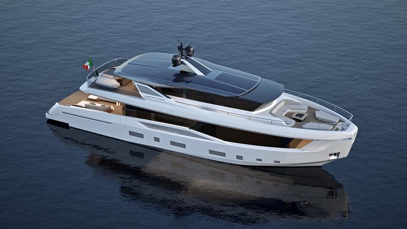 Iconica 100 rendering photo copyright Pininfarina taken at  and featuring the Power boat class