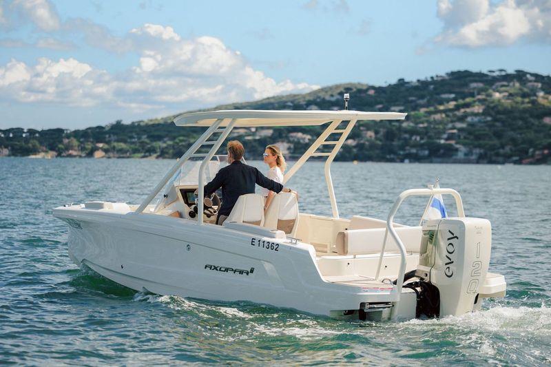 AX/E 22 T-Top photo copyright Axopar Boats taken at  and featuring the Power boat class