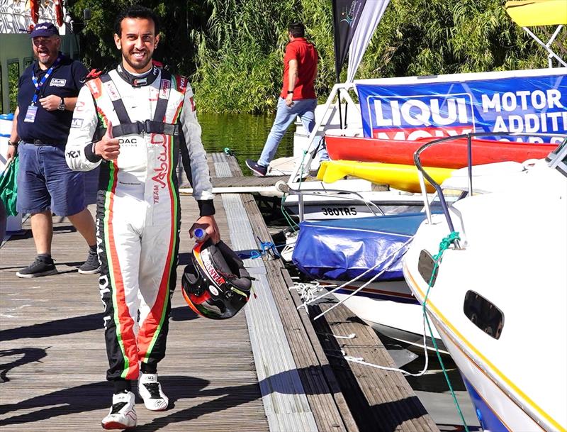 Team Abu Dhabi's Mansoor Al Mansoori is going all out to secure a qualifying victory in Portugal photo copyright Team Abu Dhabi taken at  and featuring the Power boat class