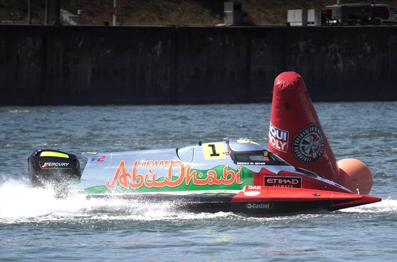 Team Abu Dhabi's Rashed Al Qemzi in action photo copyright Team Abu Dhabi taken at  and featuring the Power boat class