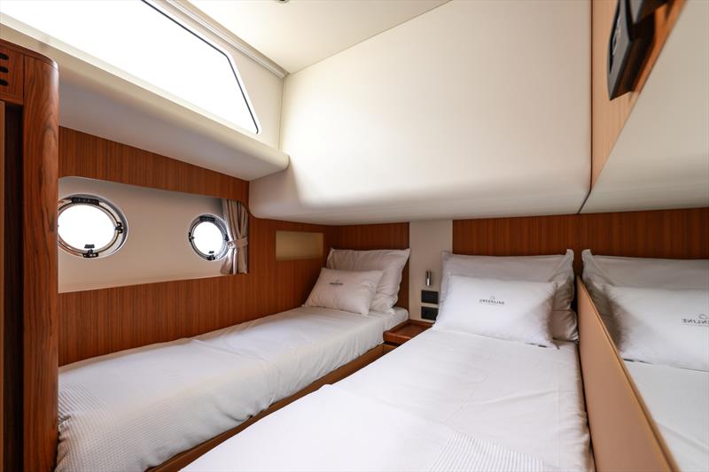 Greenline 58 Fly Hybrid - guest cabin - photo © Greenline Yachts