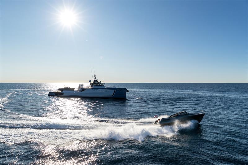 Yacht Support 5009 Shadow photo copyright Damen Yachting taken at  and featuring the Power boat class