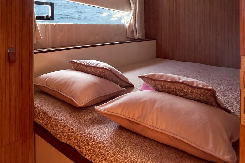 Patrone 45' - Guest cabin photo copyright Alexander Panzeri taken at  and featuring the Power boat class