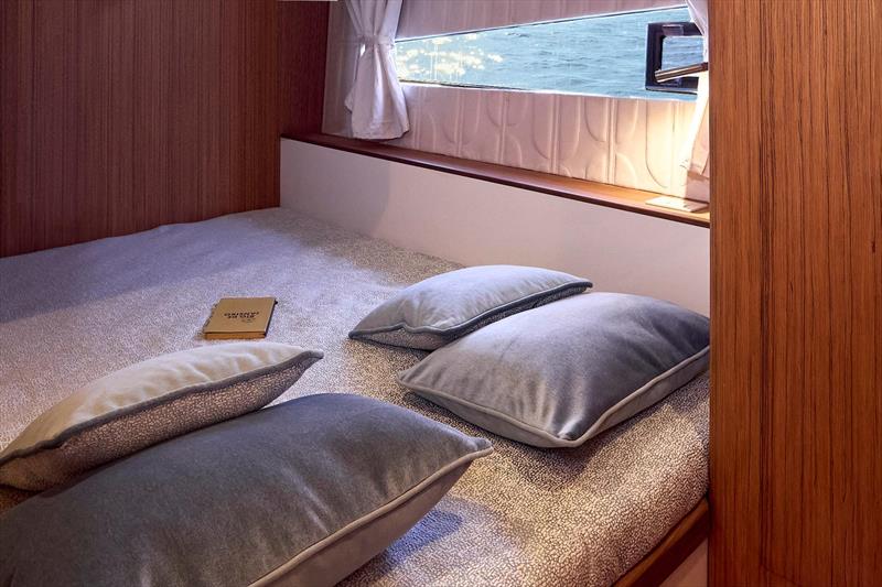 Patrone 45' - VIP cabin photo copyright Alexander Panzeri taken at  and featuring the Power boat class