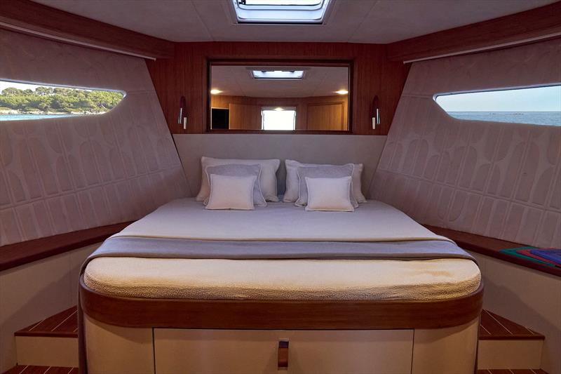 Patrone 45' - Owner's cabin - photo © Alexander Panzeri