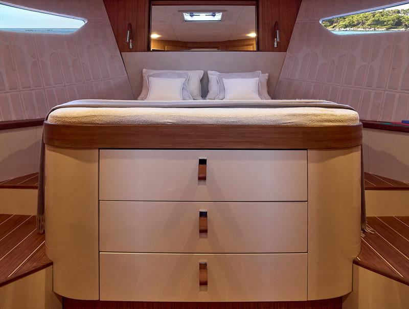 Patrone 45' - Owner's cabin - photo © Alexander Panzeri