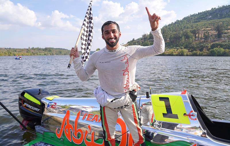 Rashed Al Qemzi - into the record books with world F2 title No. 5 photo copyright Narayan Marar taken at  and featuring the Power boat class