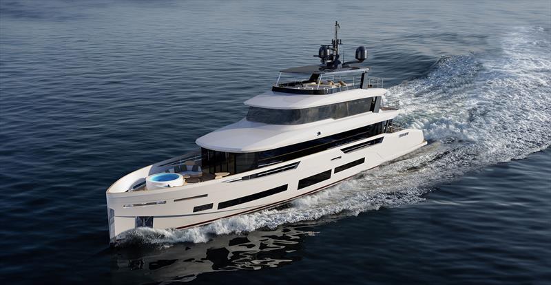 Sirena 118 superyacht project photo copyright Sirena Yachts taken at  and featuring the Power boat class