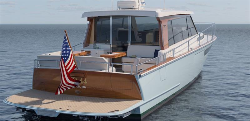 BB44 photo copyright Boston BoatWorks taken at  and featuring the Power boat class