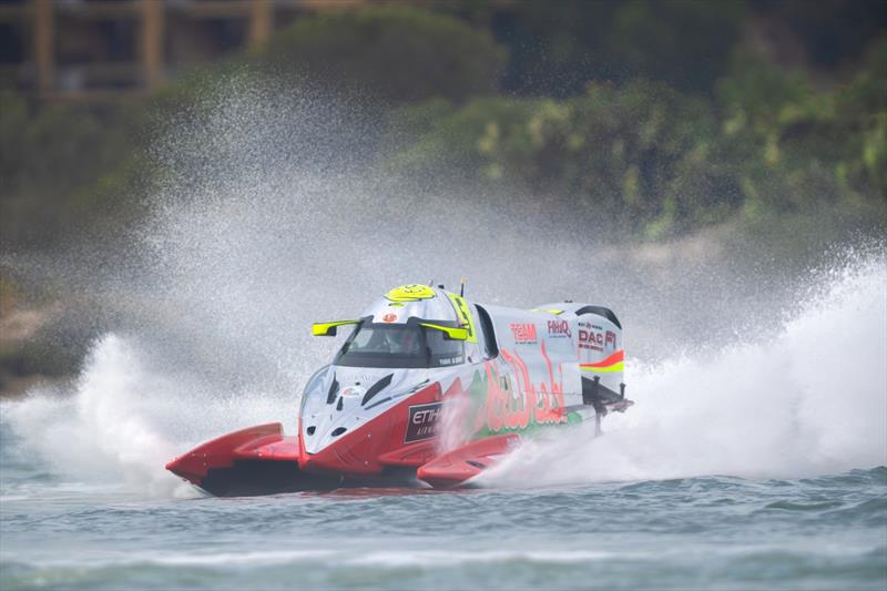 Team Abu Dhabi's Thani Al Qemzi makes his 156th race start on the championship's return to Shanghai following a 20-year gap photo copyright Team Abu Dhabi taken at  and featuring the Power boat class