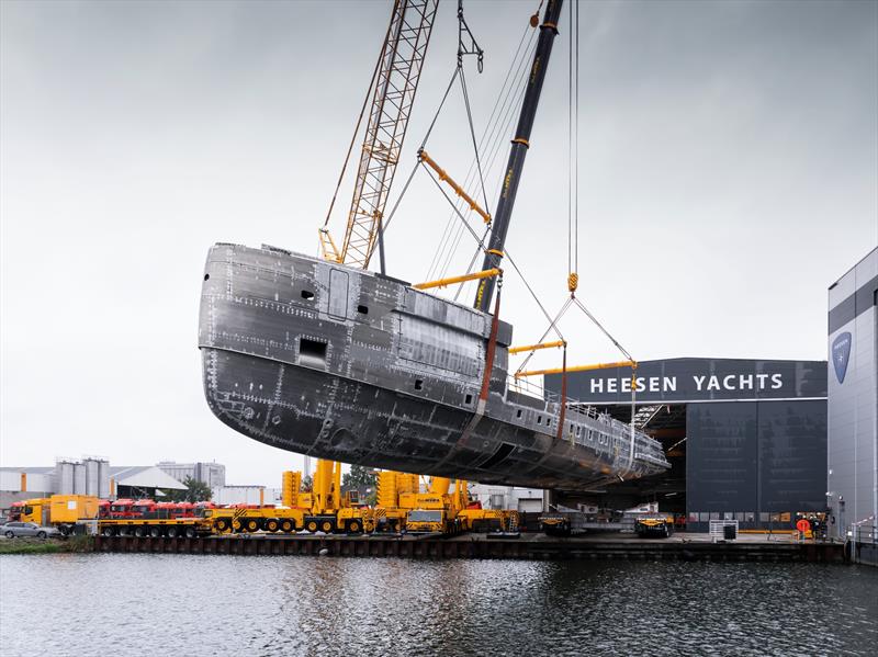 57m Motor Yacht, YN 20857 Project Setteesettanta photo copyright Ruben Griffioen taken at  and featuring the Power boat class