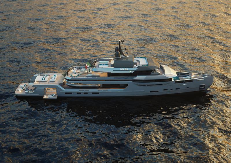 Project Atlas - 54 metre explorer superyacht concept photo copyright Ares Yachts taken at  and featuring the Power boat class