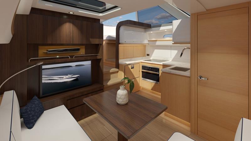 BB44 Main Deck  - photo © Boston Boatworks