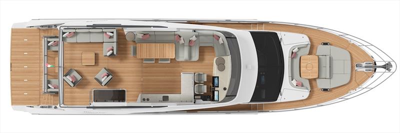 Absolute 70 FLY - Upper deck - photo © Absolute Yachts