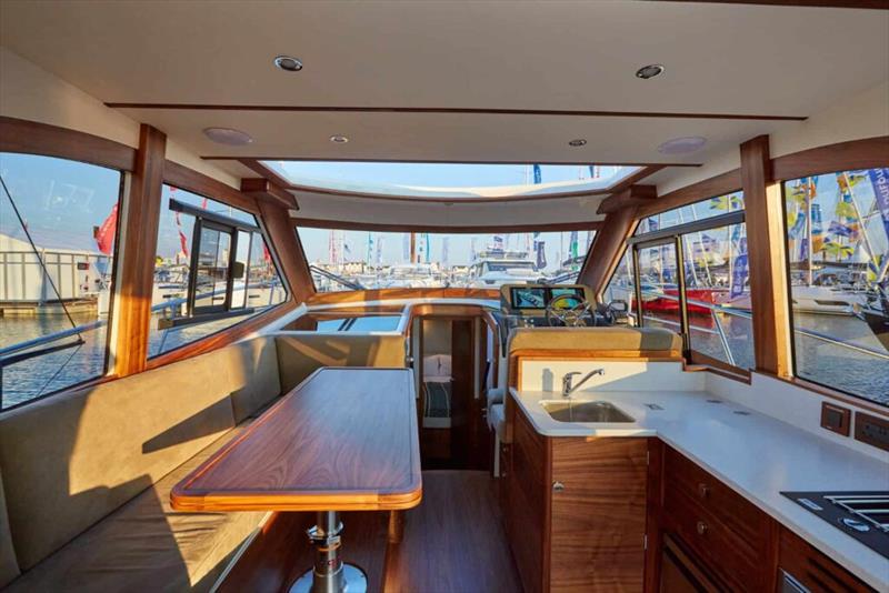 The saloon is a showcase of the high-quality craftsmanship Rustler is famous for - Rustler 41 - photo © Rustler Yachts