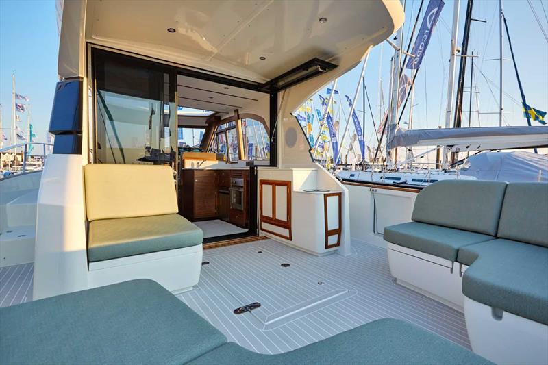 The spacious cockpit is perfect for dining and socialising - Rustler 41 - photo © Rustler Yachts