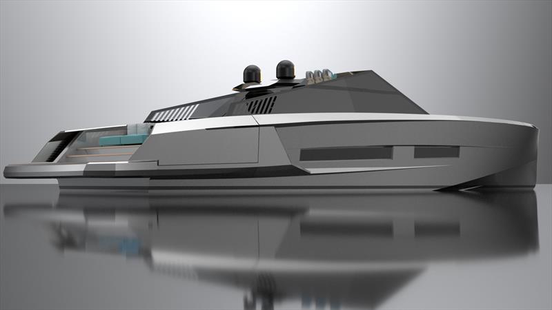 The new Evo R9 by Evo Yachts photo copyright Evo Yachts taken at  and featuring the Power boat class