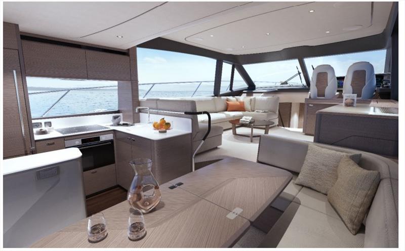 Princess F58 Saloon - photo © Princess Yachts