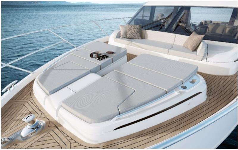 Princess F58 Foredeck - photo © Princess Yachts