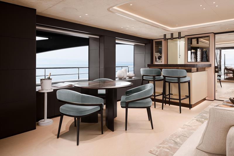 Benetti M/Y Asani, B.Now 50m - Upper deck - photo © Vigo Jansons - Bergman Design House