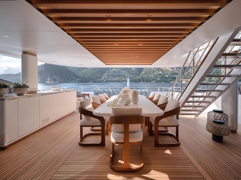 Benetti M/Y Asani, B.Now 50m - Upper deck - photo © Benetti Yachts