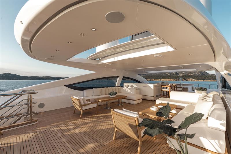 Benetti M/Y Asani, B.Now 50m - Sun deck - photo © Blueiprod