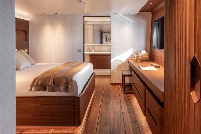 Custom Line 50 - Portside VIP cabin - photo © Custom Line