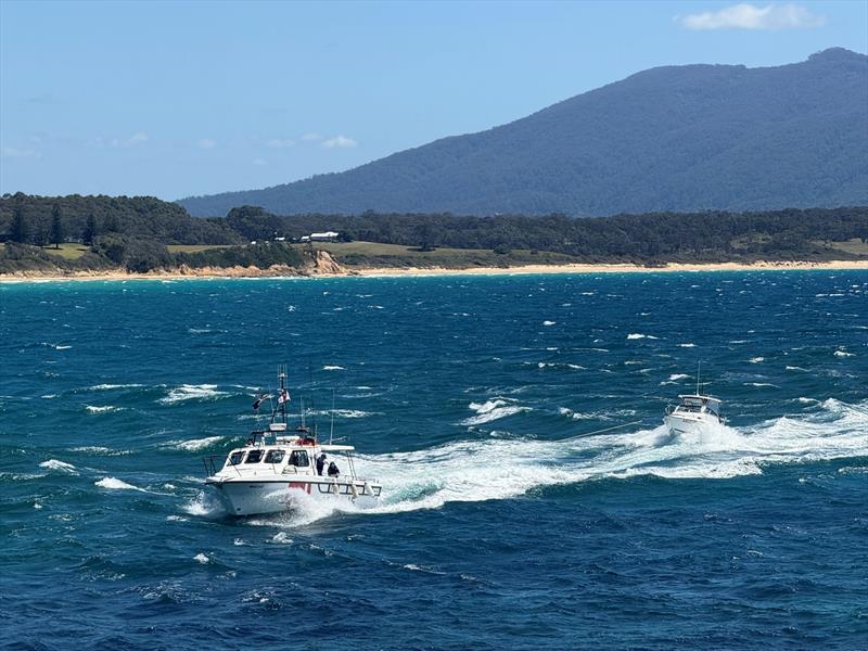 Volunteers from Marine Rescue Bermagui completed a long distance offshore assist in December photo copyright Marine Rescue NSW taken at  and featuring the Power boat class