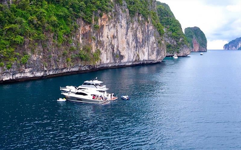 Phuket is blessed with a lush tropical landscapes, magnificent coves and bays, white beaches, small surrounding islands, hospitable people and great seafood - offering all-year-round boating - photo © Riviera Australia