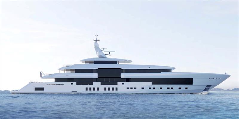 73m Admiral Superyacht Project IL Primo - photo © Kitson Yachts