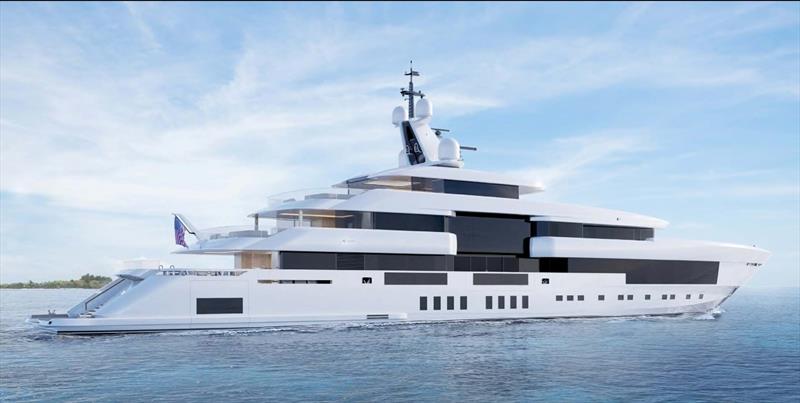 73m Admiral Superyacht Project IL Primo - photo © Kitson Yachts