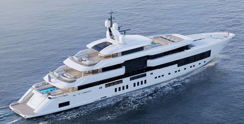 73m Admiral Superyacht Project IL Primo - photo © Kitson Yachts