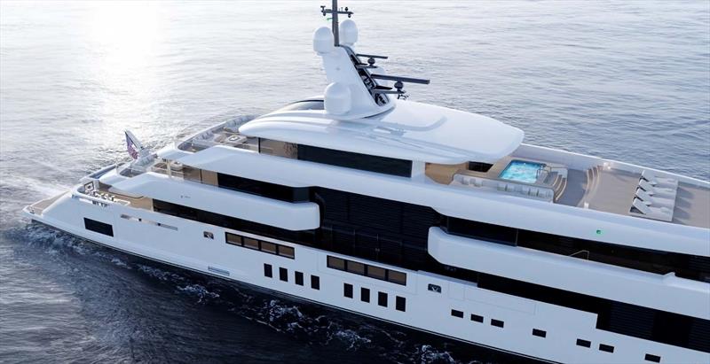 73m Admiral Superyacht Project IL Primo - photo © Kitson Yachts