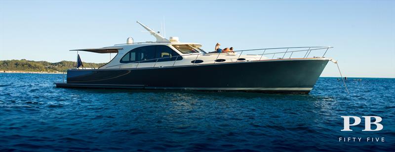 Palm Beach 55 photo copyright Palm Beach Motor Yachts taken at  and featuring the Power boat class