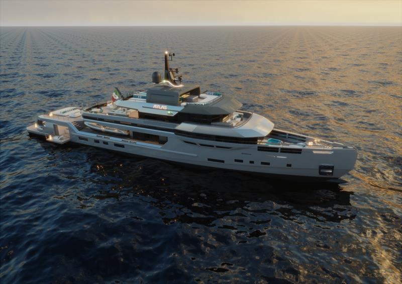 54m ultra-adventurous explorer superyacht ATLAS - photo © ARES YACHTS