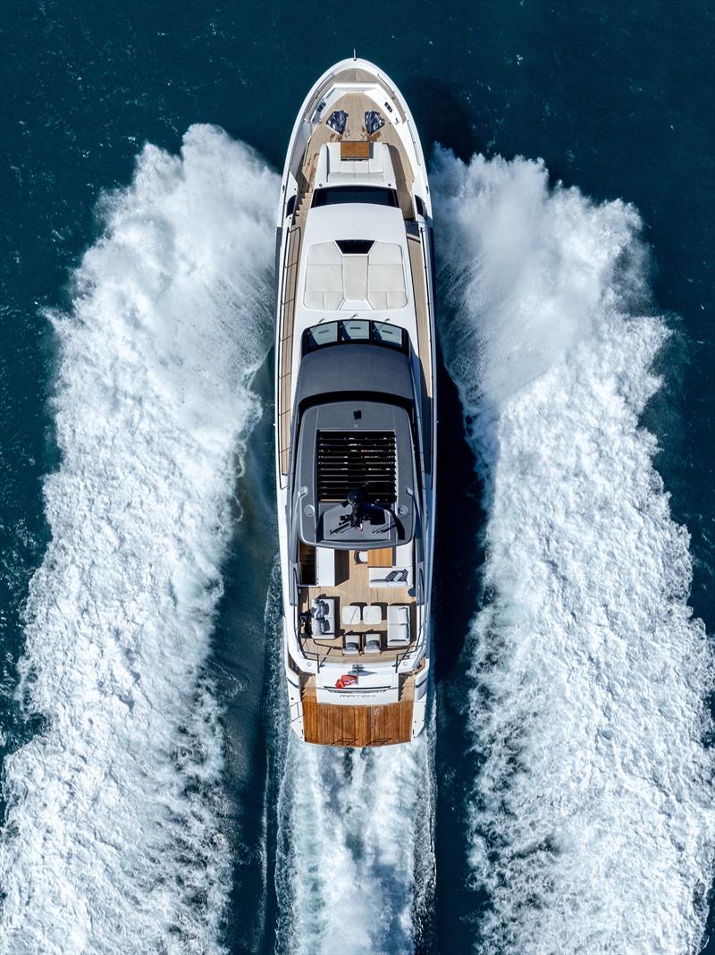 SL96A Aerial - photo © Sanlorenzo Yachts