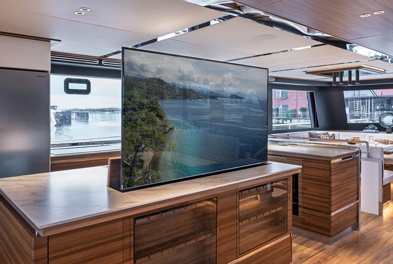 E-Cat 80 catamaran - Saloon