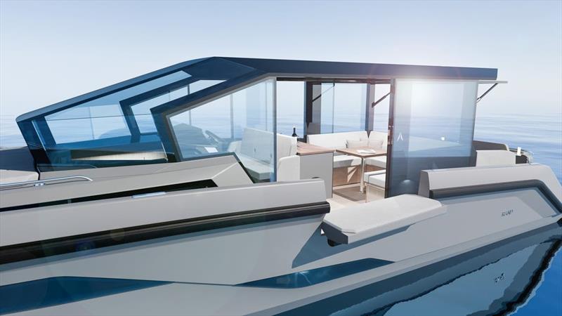 RAND Realm 45 photo copyright RAND Boats taken at  and featuring the Power boat class