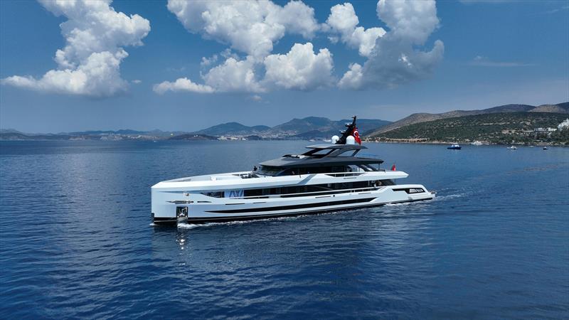 Luca Dini Design & Architecture signs interiors for the first 50m hull by Ada Yacht Works