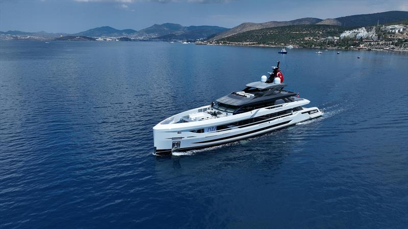 Luca Dini Design & Architecture signs interiors for the first 50m hull by Ada Yacht Works