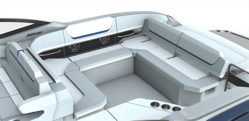 New Formula 360 Crossover Bowrider - Aft cockpit