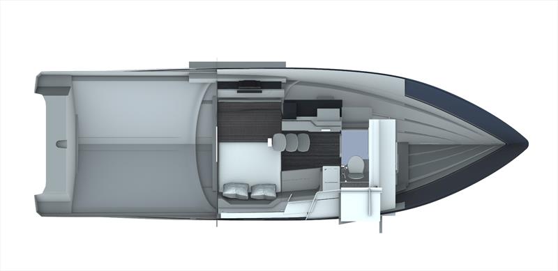 New Formula 360 Crossover Bowrider - Cabin