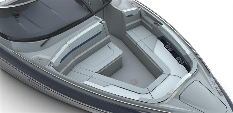 New Formula 360 Crossover Bowrider - Bow cockpit