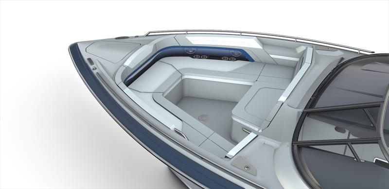 New Formula 360 Crossover Bowrider - Bow cockpit