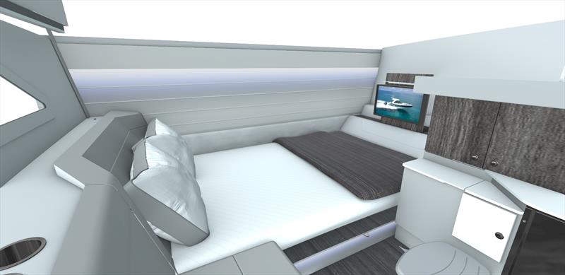 New Formula 360 Crossover Bowrider - Cabin bed