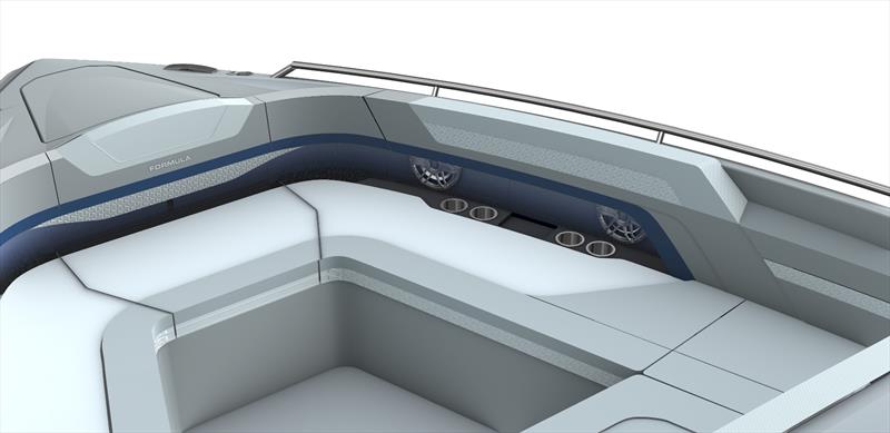 New Formula 360 Crossover Bowrider - Bow Cockpit