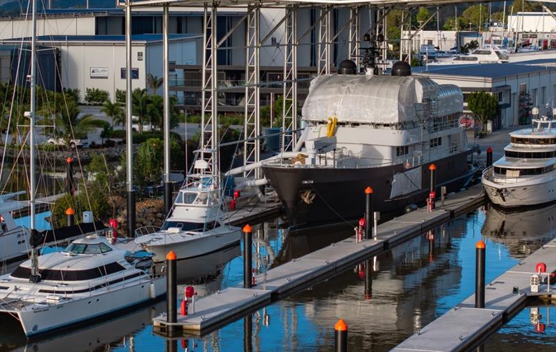 Massive refit at The Boat Works - 52m expedition superyacht JeMaSa