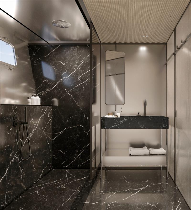 Sanlorenzo SX120 - VIP bathroom